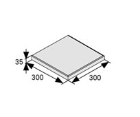 BEST CHODNÍKOVÁ přírodní 30/30cm velkoplošná dlažba  STANDARD tl. 50mm